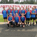 Silver medal team in the men's O60 soccer tournament -Scoreboard